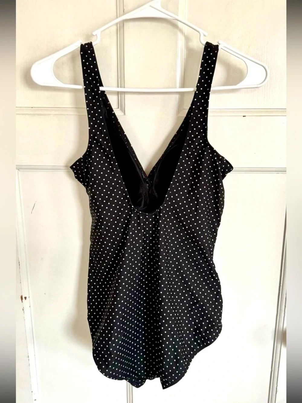 Miraclesuit Oceanus One Piece in Pin Point Polka Dots slimming swimsuit retro 10